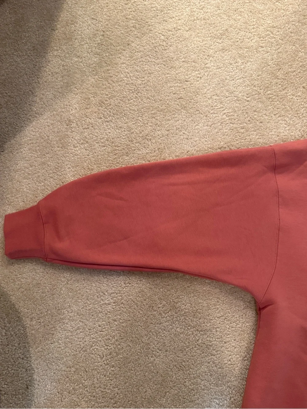 Nike Air Jordan Men's Brick Red Hoodie - Size  Medium Worn Once